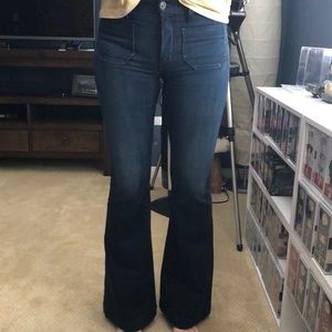 Hudson high waisted flare jeans